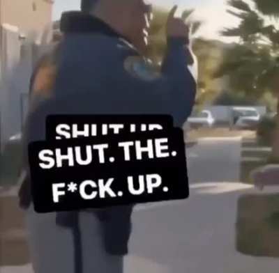 Officer puts Karen in her place