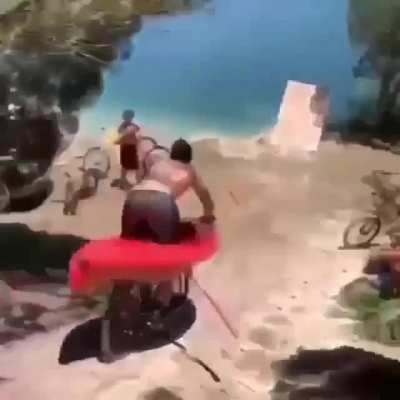 While I test out my new amphibious vehicle