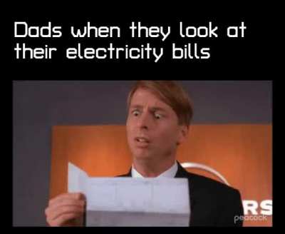 He did say turn the lights off.