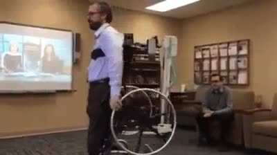 This wheelchair that allows you to "stand up"