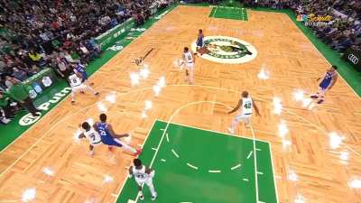 [Highlight] Jaylen Brown showing what it takes top guard Embiid off ball
