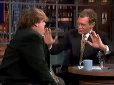 Chris Farley on cocaine