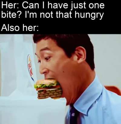 You can order your own food, ya know