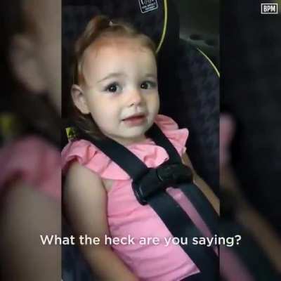 This adorable little girl cannot say "ice cream"