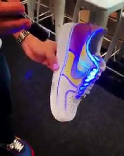 A sneak preview of Nike’s UV technology at the House of Innovation in Shanghai.