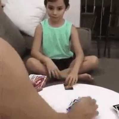 Playing uno