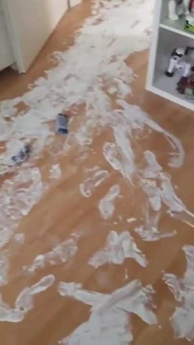 Child painting