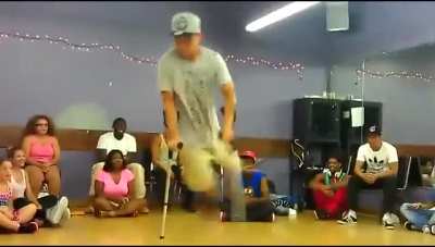 Dancing on a leg