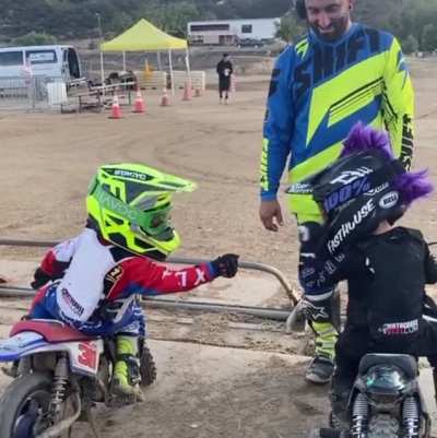 To fist bump