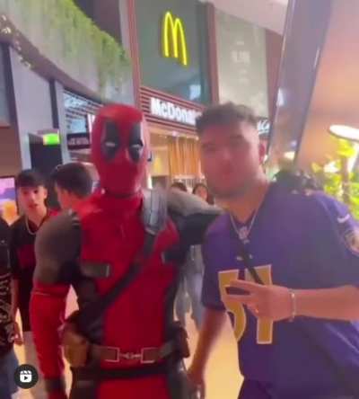 Deadpool always comes prepared