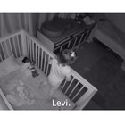 Loving Brother Helps Cute Little Sister to Get Out of Her Cradle <3