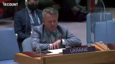 Ukrainian Ambassador to the UN Sergiy Kyslytsya asks his Russian counterpart: “Why has the Russian Federation decided to cosplay as the Nazi Third Reich?"