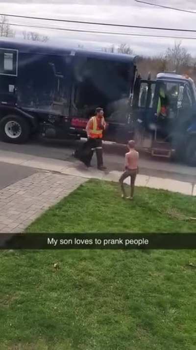 To collect the garbage