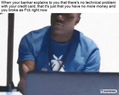 Oh yeah, you're screwed