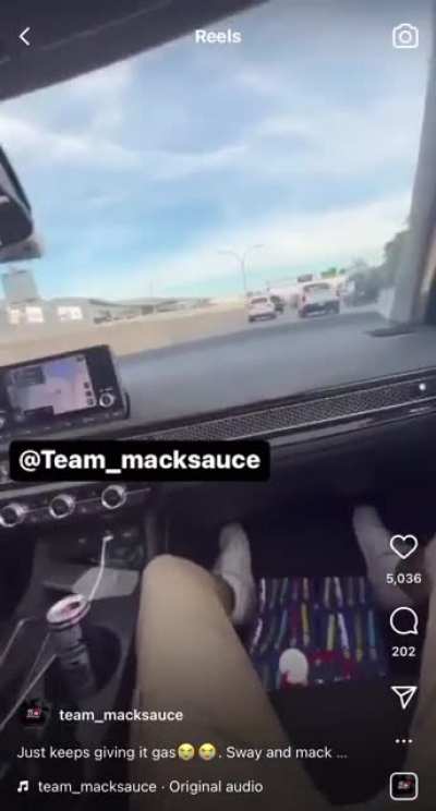 Weaving through traffic doesn’t go as planned