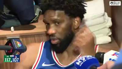 [Highlight] Joel Embiid calls the Celtics the best team in the league