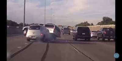 WCGW when swerving into middle lane with an SUV