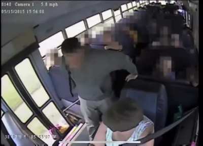 Careless bus driver nearly kills child