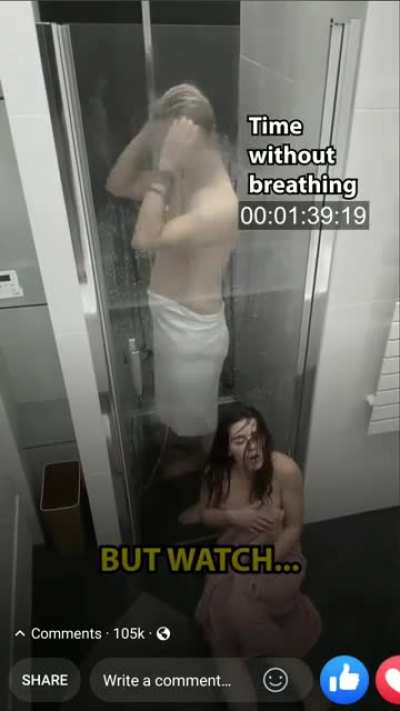 Next level acting.