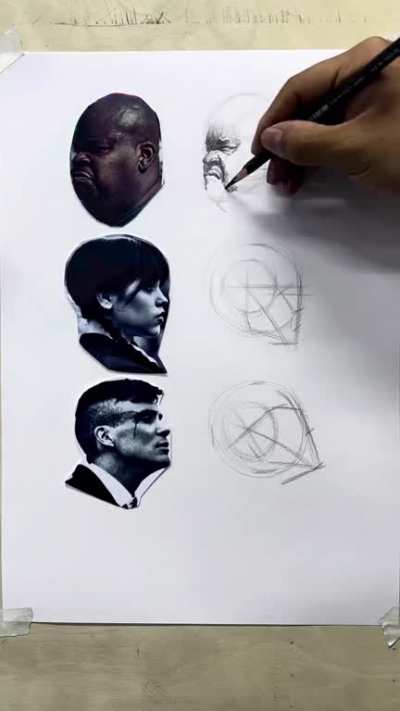 From lines to full portrait! (credit to Mr. Lin/IG)