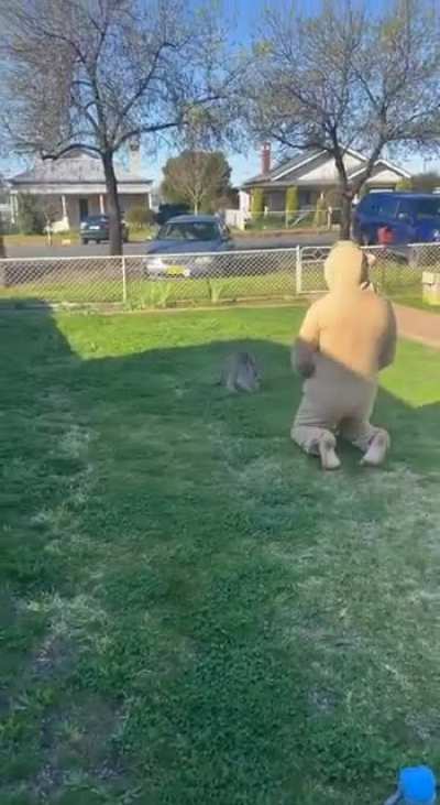 He thinks its his mom?