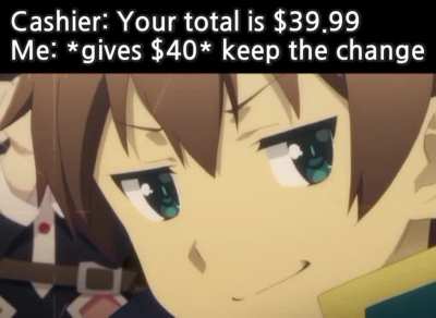 Go and get yourself something nice