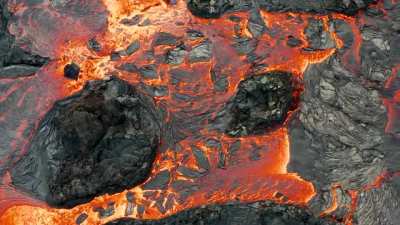 ? Soothing lava river