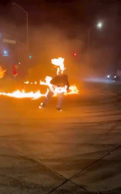 Setting fire ? in the wrong moment and place