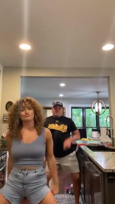Dad's gone wild, family edition.