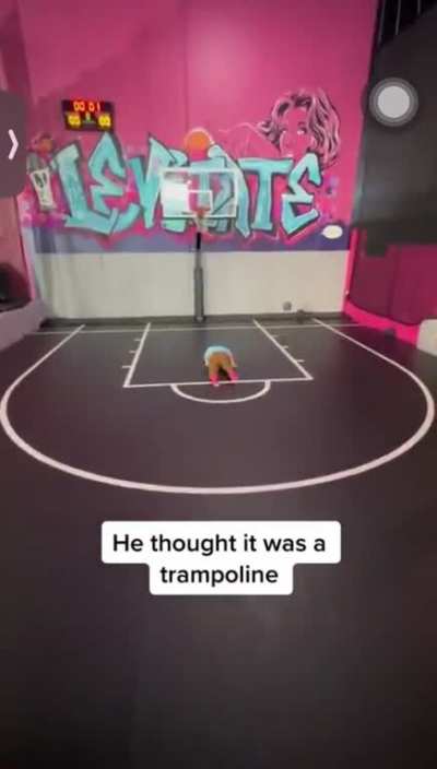 WCGW thinking the court is a trampoline ⛹?‍♂️