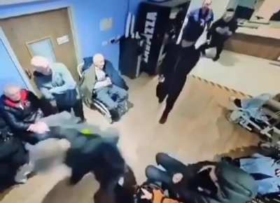 Crazy teen tries using homemade flamethrower in hospital waiting area