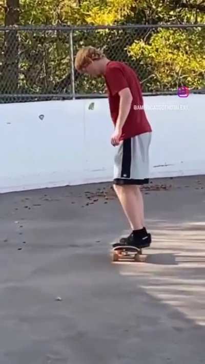 He was trying to flip