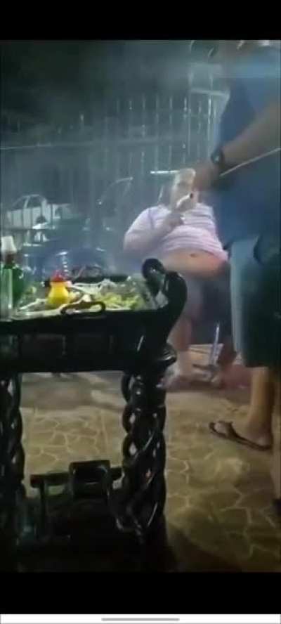 That's how you light a firecracker