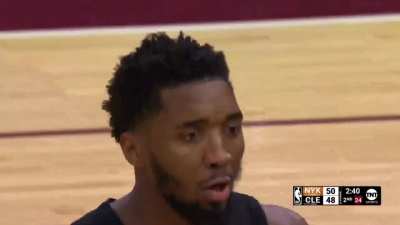 [Highlight] Donovan draws 2, passes to Tristan Thompson for the dunk; Thompson gets a technical for "hanging on the rim" (w/ replay)