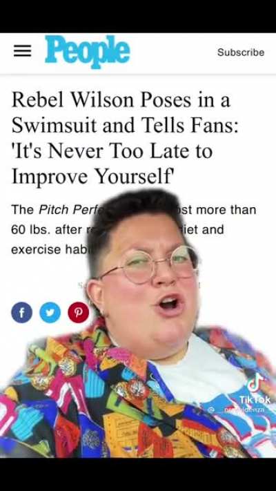 Its HER life, leave her alone