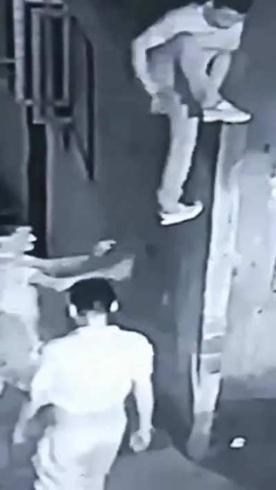 WCGW climbing a wall