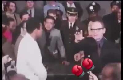 to make someone flinch