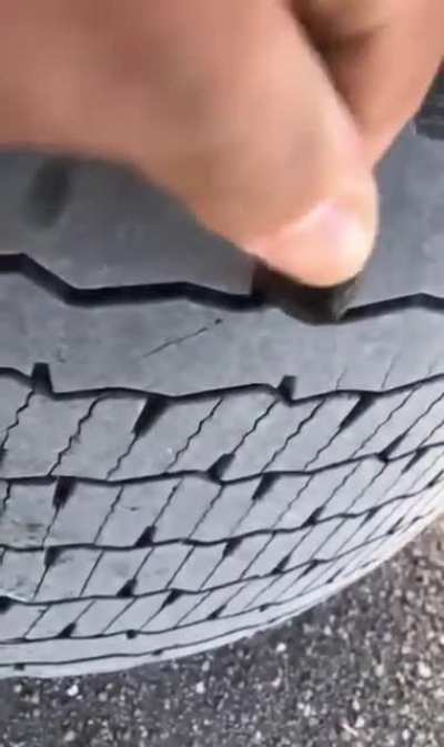 Thank God this guy spotted this, the driver must be thankful