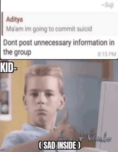 Sad noises inside