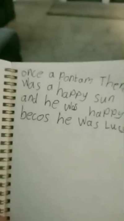 The kid's laugh ?
