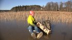 Man killed by a log