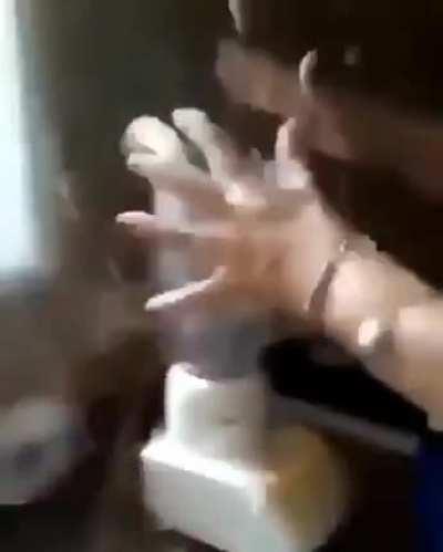 Making smoothies