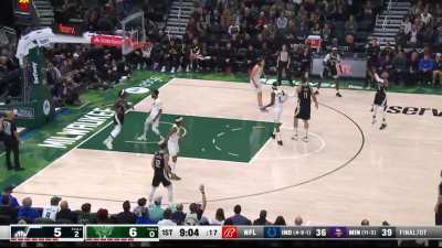 [Highlight] Block Lopez blocks Markkanen on back to back plays to give himself 3 blocks on the night in 3 minutes of game (all on Markkanen)