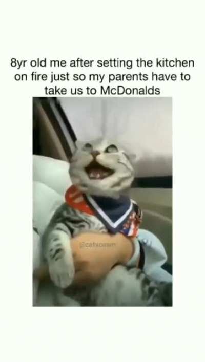 let's fucking go, we're having McDonald's! ?