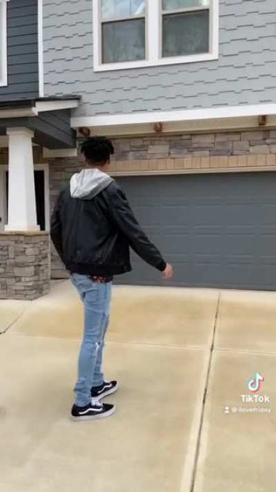 Surprised with a new house ?