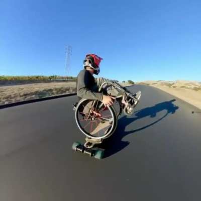 Evan Lalanne paraplegic skateboarder proving that nothing is impossible