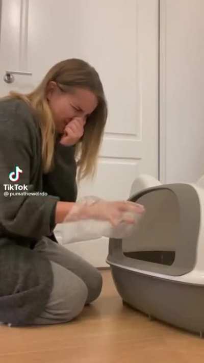 Time for a fresh litter box..