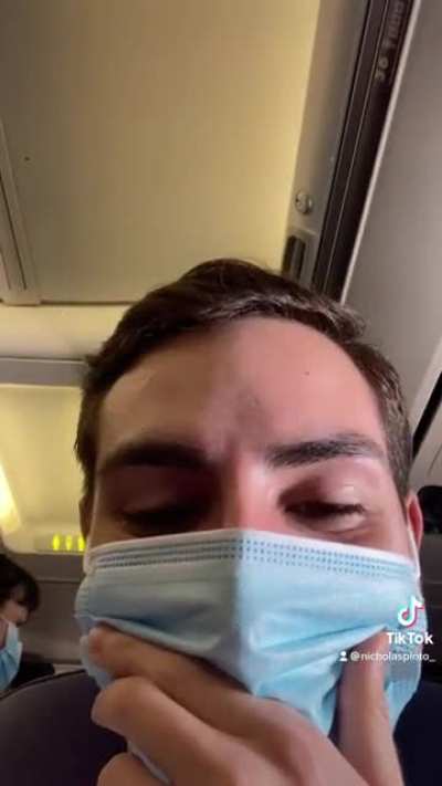 He said the flight attendants started doing it too ?
