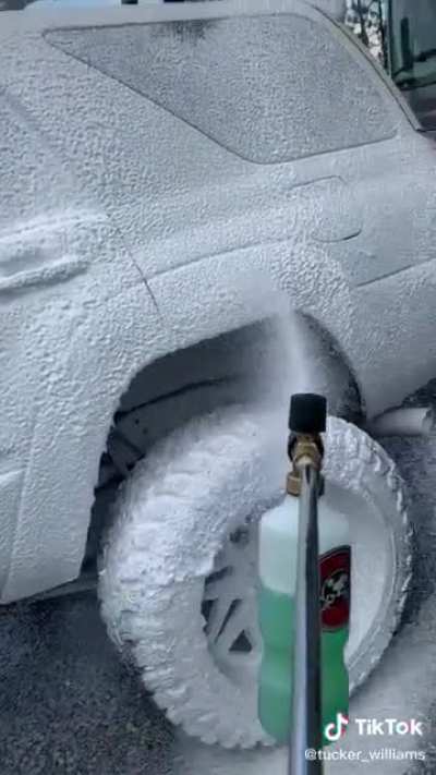 I don’t understand why he’s going on a rant while washing his car ?