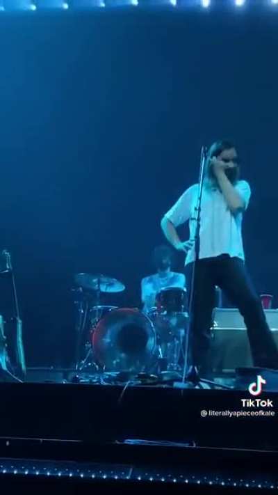 Having a main character moment at the concert